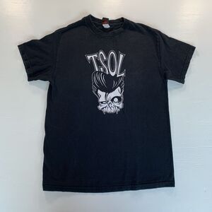 VTG T.S.O.L TSOL Billy Skull Concert Tour Band sz M Horror Hardcore Punk